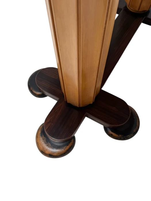 Art Deco Oval Center Table by Gebroeders Reens, 1930s